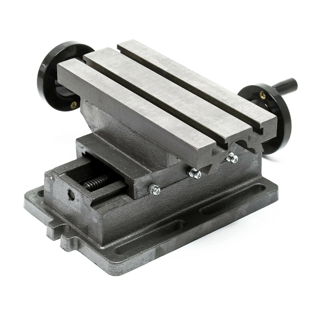 Morsa a croce a 2 assi tavolo di fresatura superficie di foratura 170 x 85 mm utensile da banco officina 16_0000328