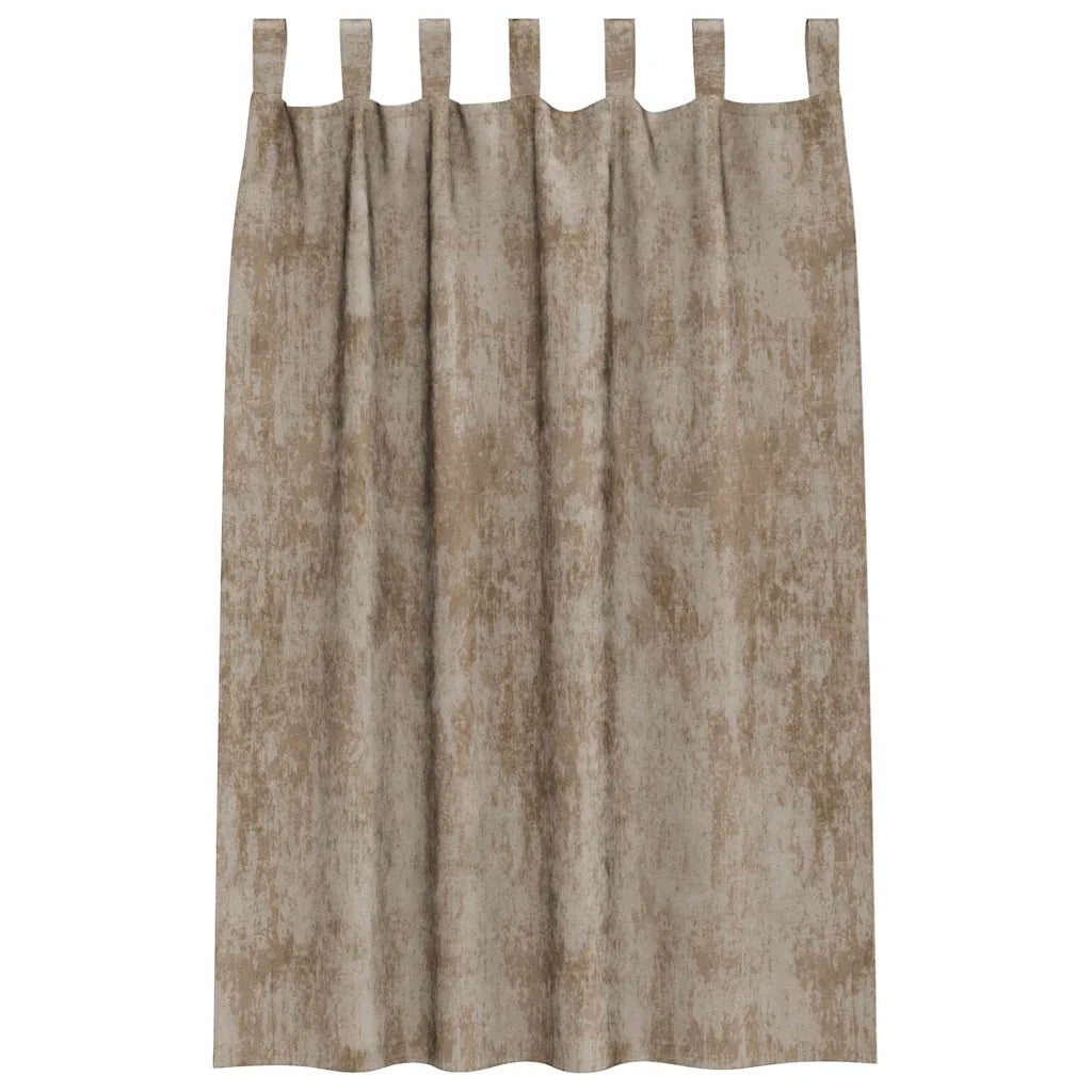 Tende in Velluto con tende 2 pcs Champagne 175 x 140 cm Velluto 4107744