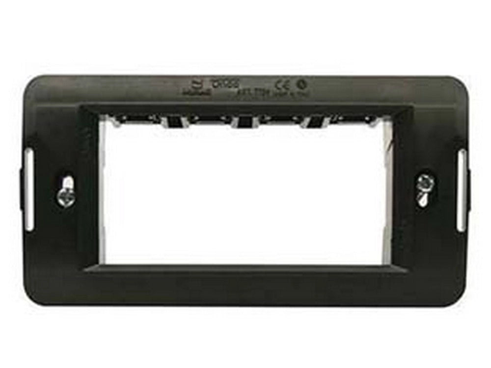 10pz supporto per placche 4 posti "onda" - 4 posti - (7724) cod:ferx.fer433747