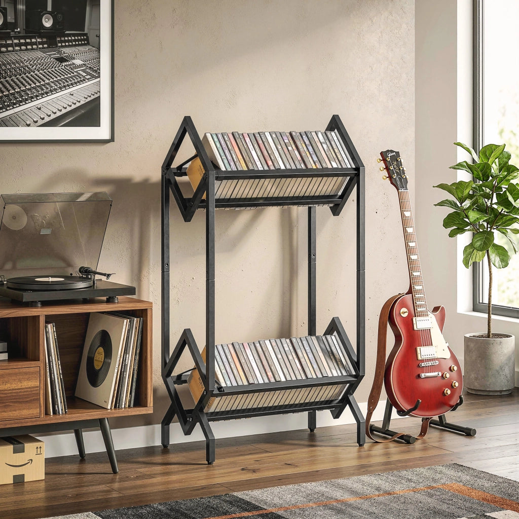 Mobile per CD e Vinili ¨C Zephmum ¨C Nero, Metallo