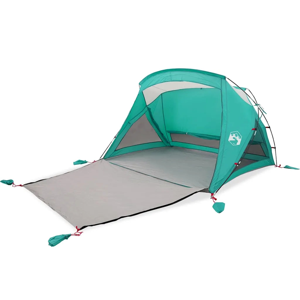 Tenda da Spiaggia 2 Persone Verde Mare Impermeabile 4009579
