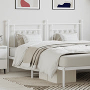 Testiera di Ricambio in Metallo Bianco 160 cm 353621