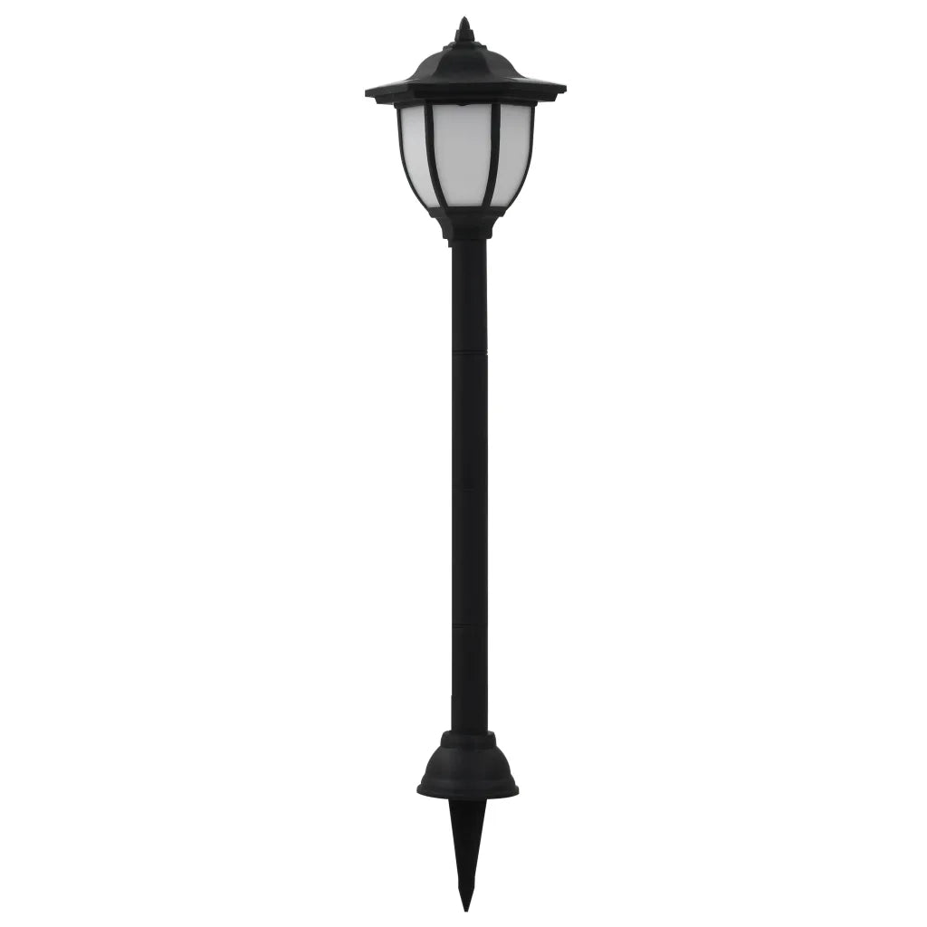 Lampade Solari da Esterni 3pz a LED Nero 44471