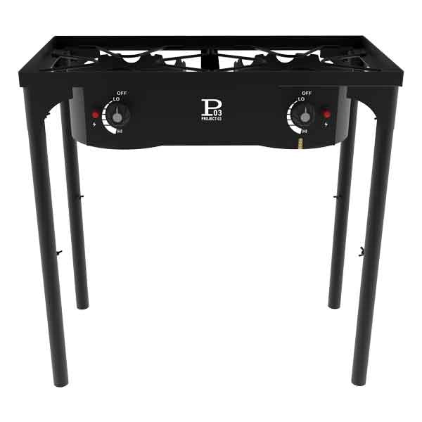 FORNELLO A GAS 'POWER TOP 2' 80x80x78h cm - PROJECT