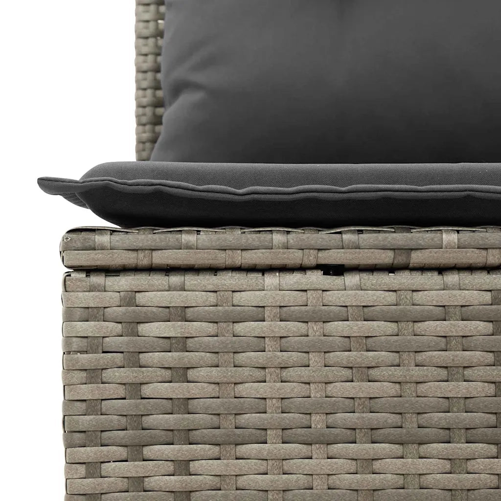 Set Divano da Giardino 5 pcs Grigio polyrattan 3358127