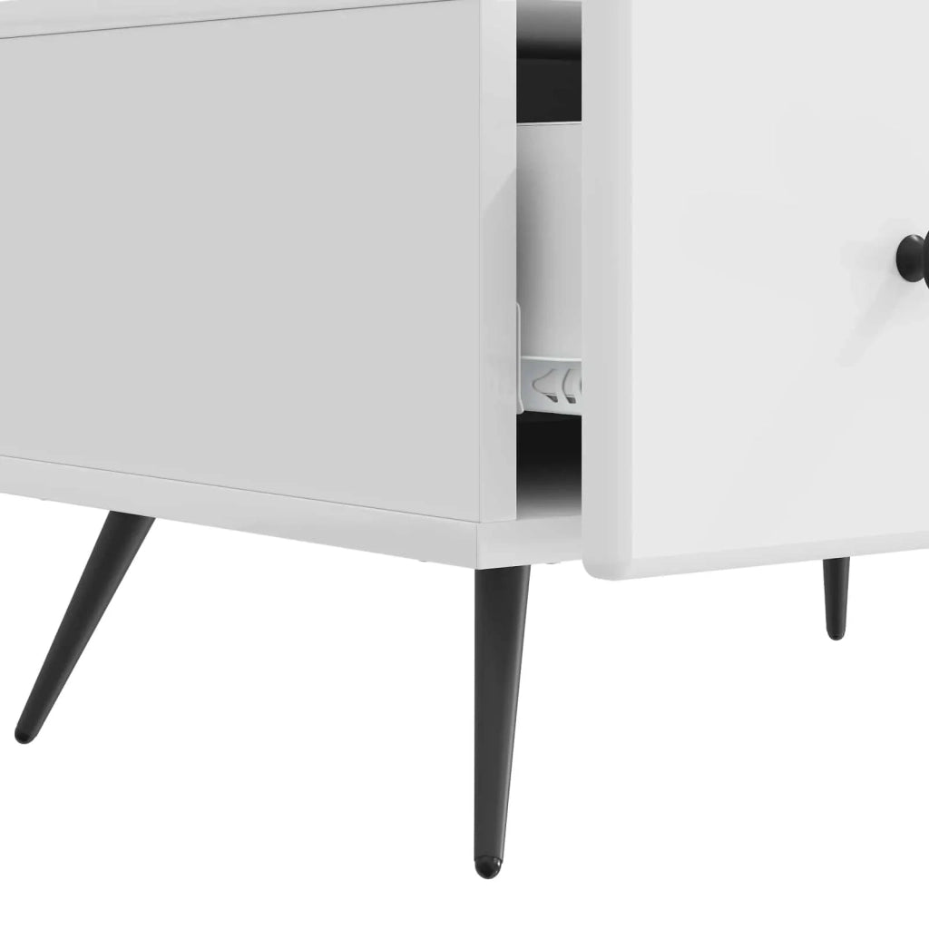 Mobile TV | Armadietto TV | Mobile Porta TV Bianco Lucido 147 x 34,5 x 30 cm Legno ingegnerizzato