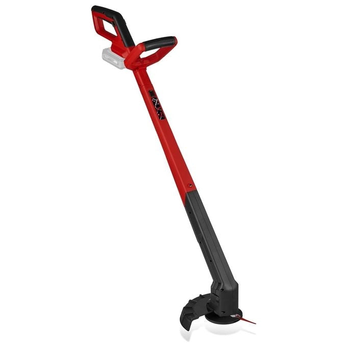 Einhell 3411115 GC-CT 18-2411 Li-Solo Tagliabordi a batteria 18 V larghezza di taglio 24 cm testata motore ruotabile 180° incluso 20 lame in plastica colore Nero