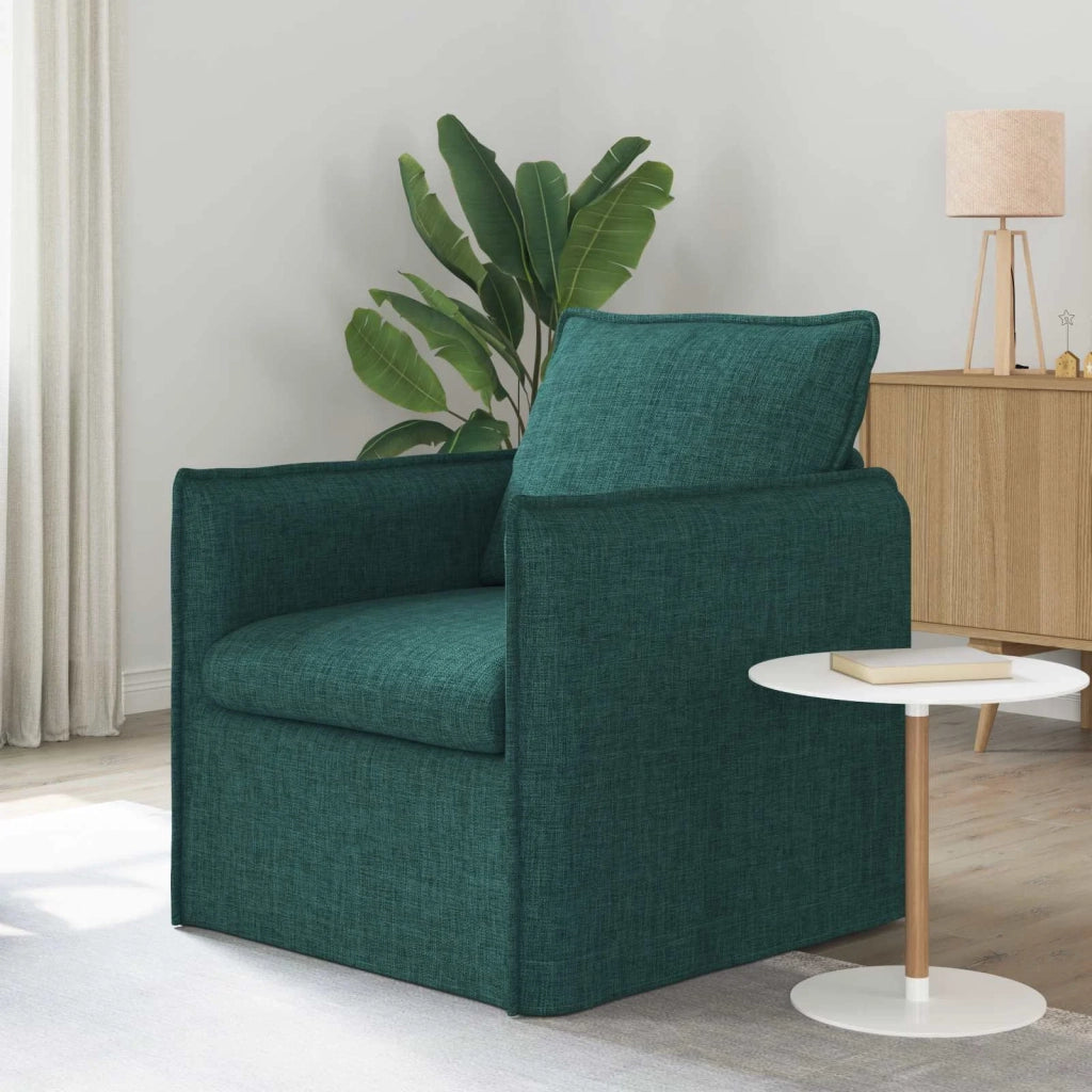 Divano Verde Scuro 75 x 82 x 85 cm Tessuto 42024507