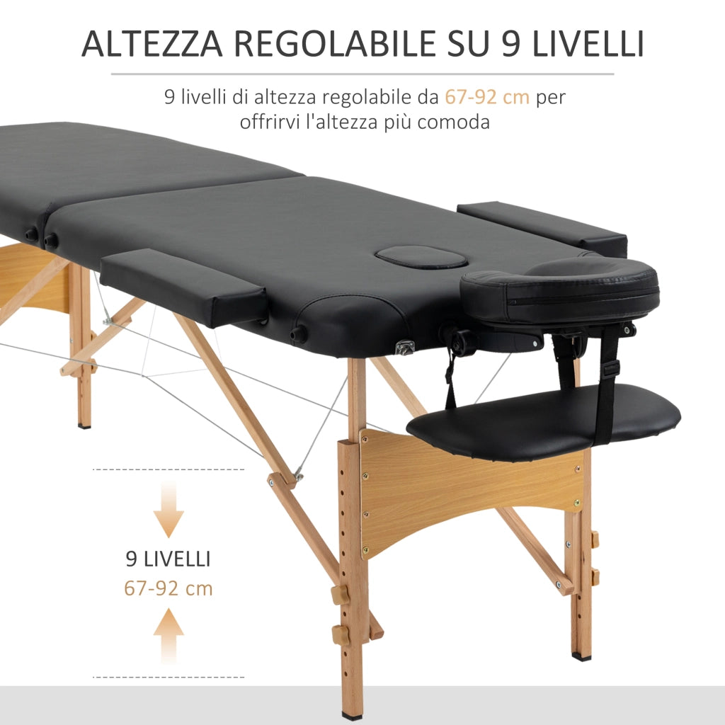 Letto Pieghevole Professionale ¨C Minimal ¨C Nero