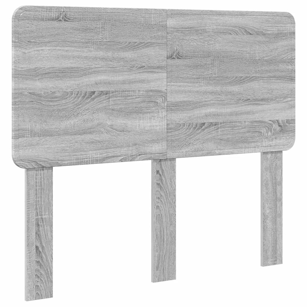 Letto matrimoniale | Letto per adulti | Struttura del letto con testiera Grigio Sonoma 120 x 190 cm