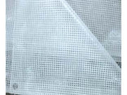TELO TENDA PE RETINATO TRASPARENTE CON OCCHIOLI  cm.350x150    TREX