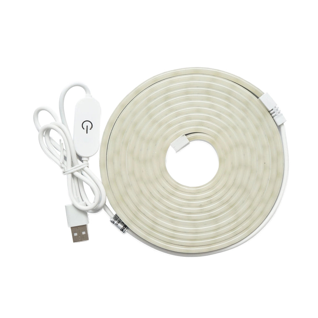 Striscia LED 6500K, 5V, USB, 3m IP65