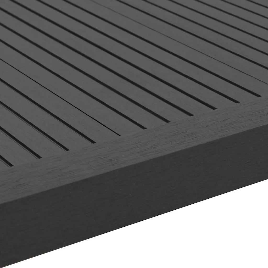 Profili Angolari per Bordi 5pz in WPC 170 cm Nero 45020