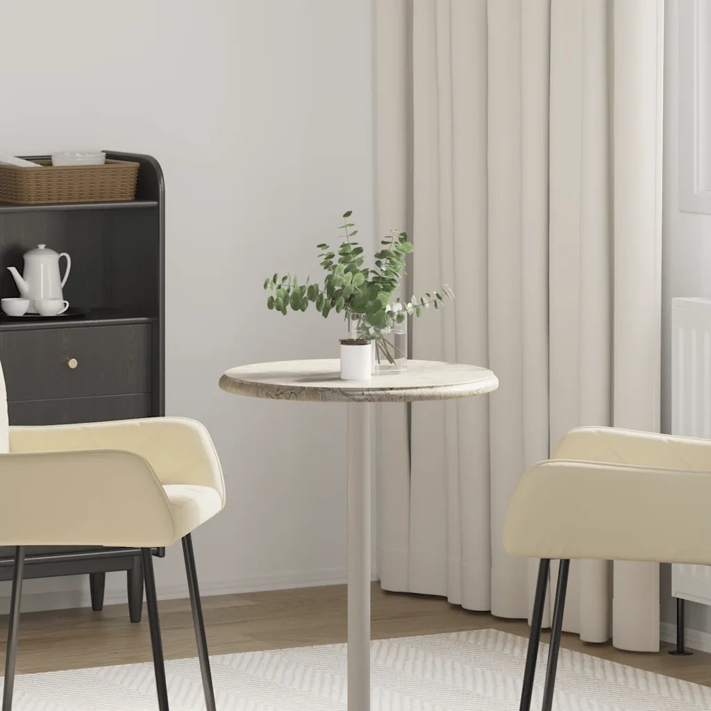 Piano per Tavolo Grigio Ø50x2,5 cm in Marmo 149194