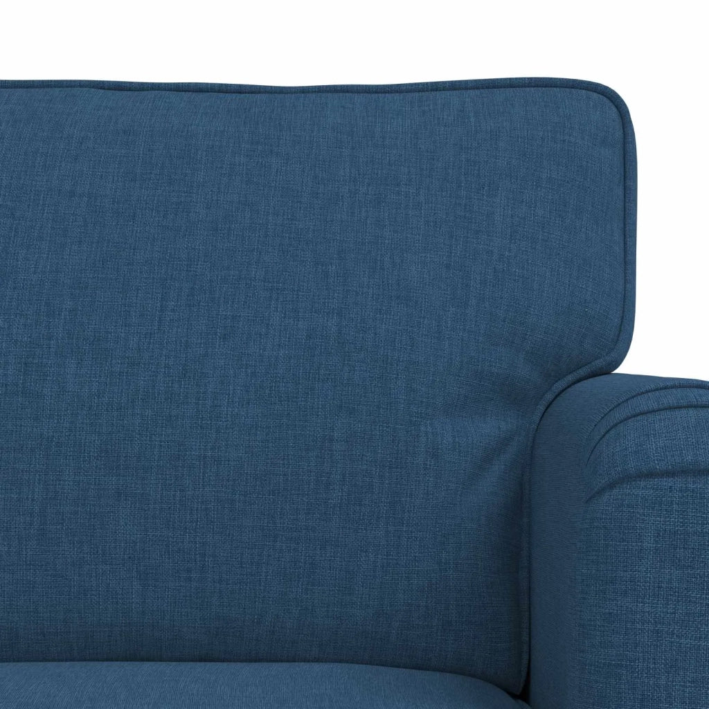 Set di divani 2 pcs Blu 201 x 80 x 85 cm Tessuto 3407610