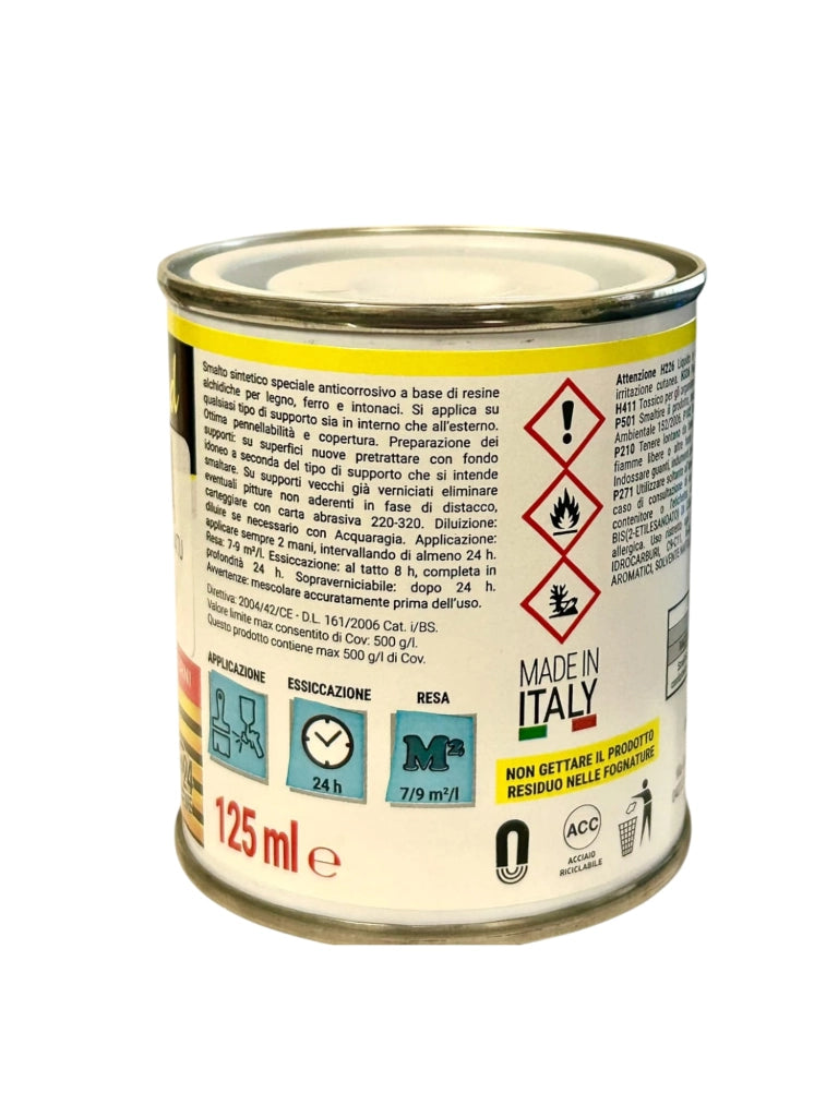SMALTO DILACK GRIGIO ARG. ML.100