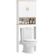 Mobile WC 3 livelli ripiani regolabili ¨C Minimal ¨C bianco 64x20x170,5cm