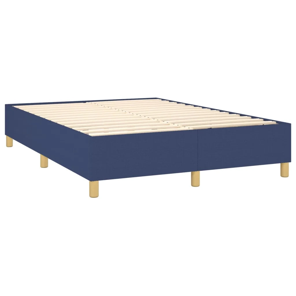 Giroletto a Molle con Materasso Blu 140x190 cm in Tessuto 3142335