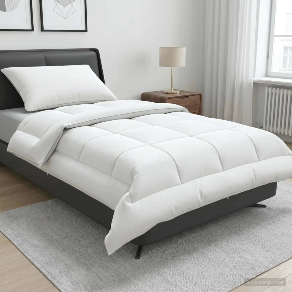 Set di piumone e cuscini 2 pcs 155x200 cm Estate 140 GSM Lana 3440870