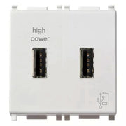 VIMAR PLANA - UNITÀ ALIMENTAZIONE USB 5V2,1A 2M BIANCO
