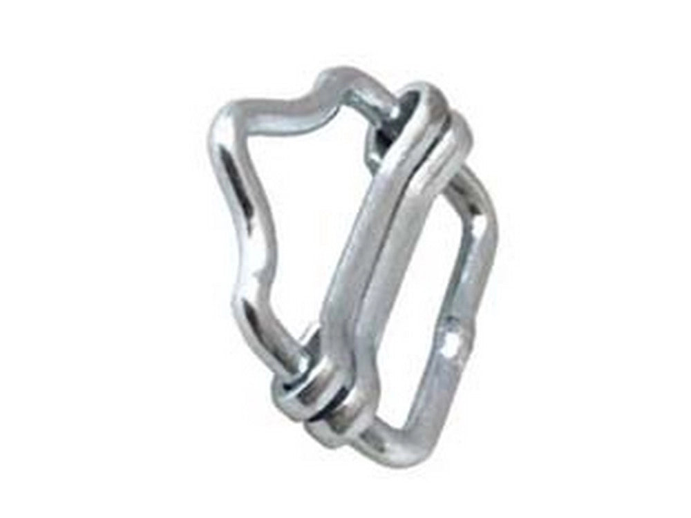 10pz fibbia per giunte fettuccia per elettrorecinzione - utilizzabile per nastro cod:ferx.fer417488