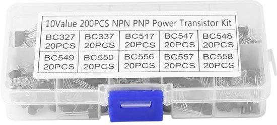 Kit di Assortimento di Transistori per Progetti DIY da 200 pezzi