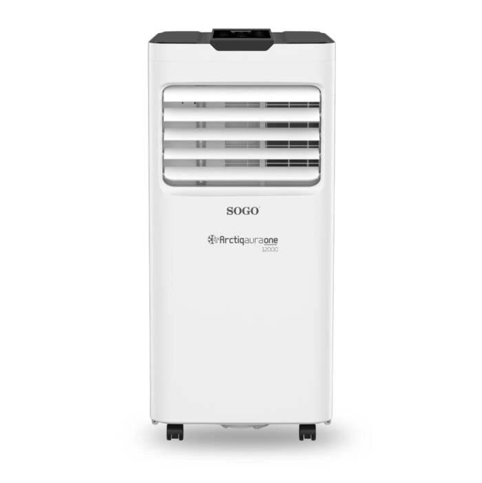 Climatizzatore portatile 12000 BTU, 1340W, display touch LED, deumidificatore integrato, 3 velocità, area 22-25 m² - SOGO