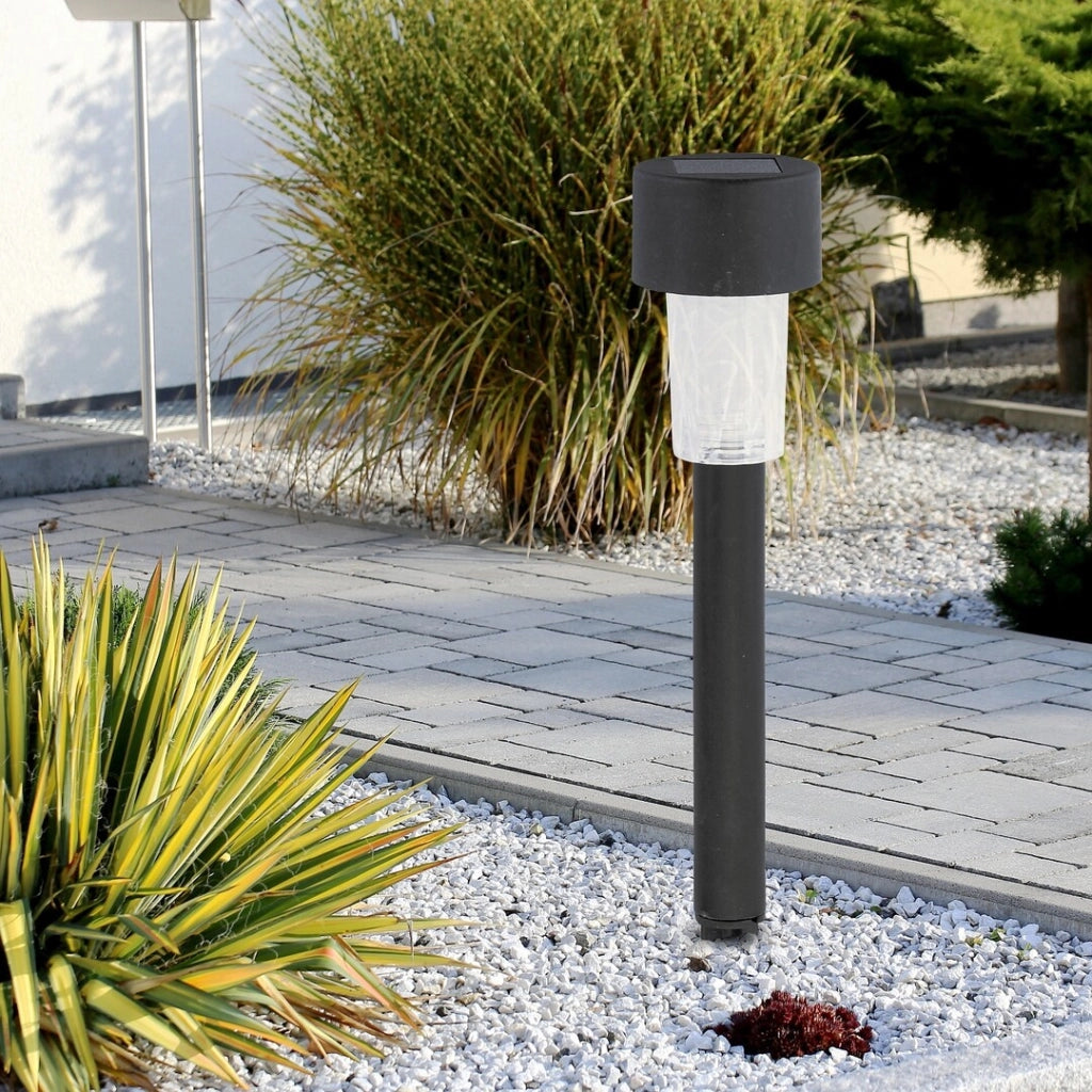 Lampada solare picchetto giardino LED 0,1W nera Rabalux