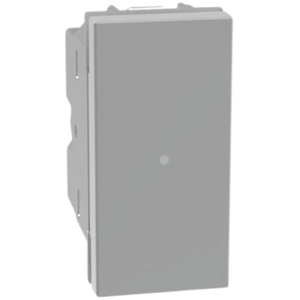 Bticino interruttore assiale 1p 10 ax 250 v illuminabile *** colore grigio, confezione 1