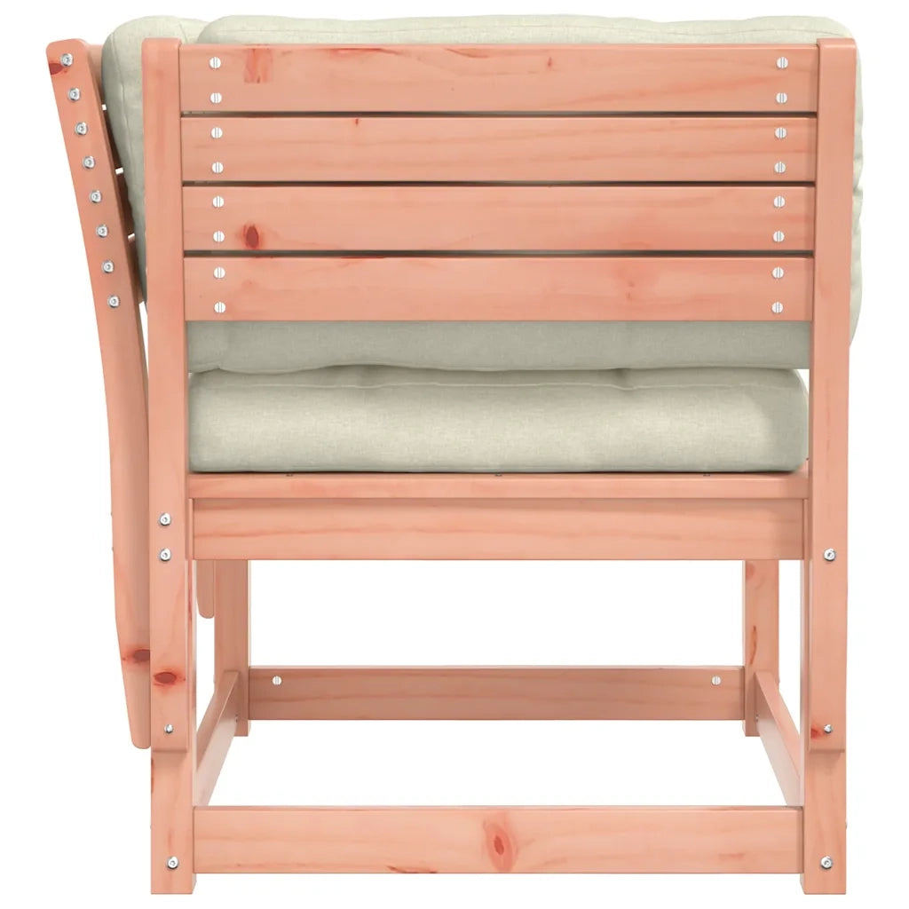 Divano Giardino Braccioli con Cuscini Legno Massello di Douglas 844697