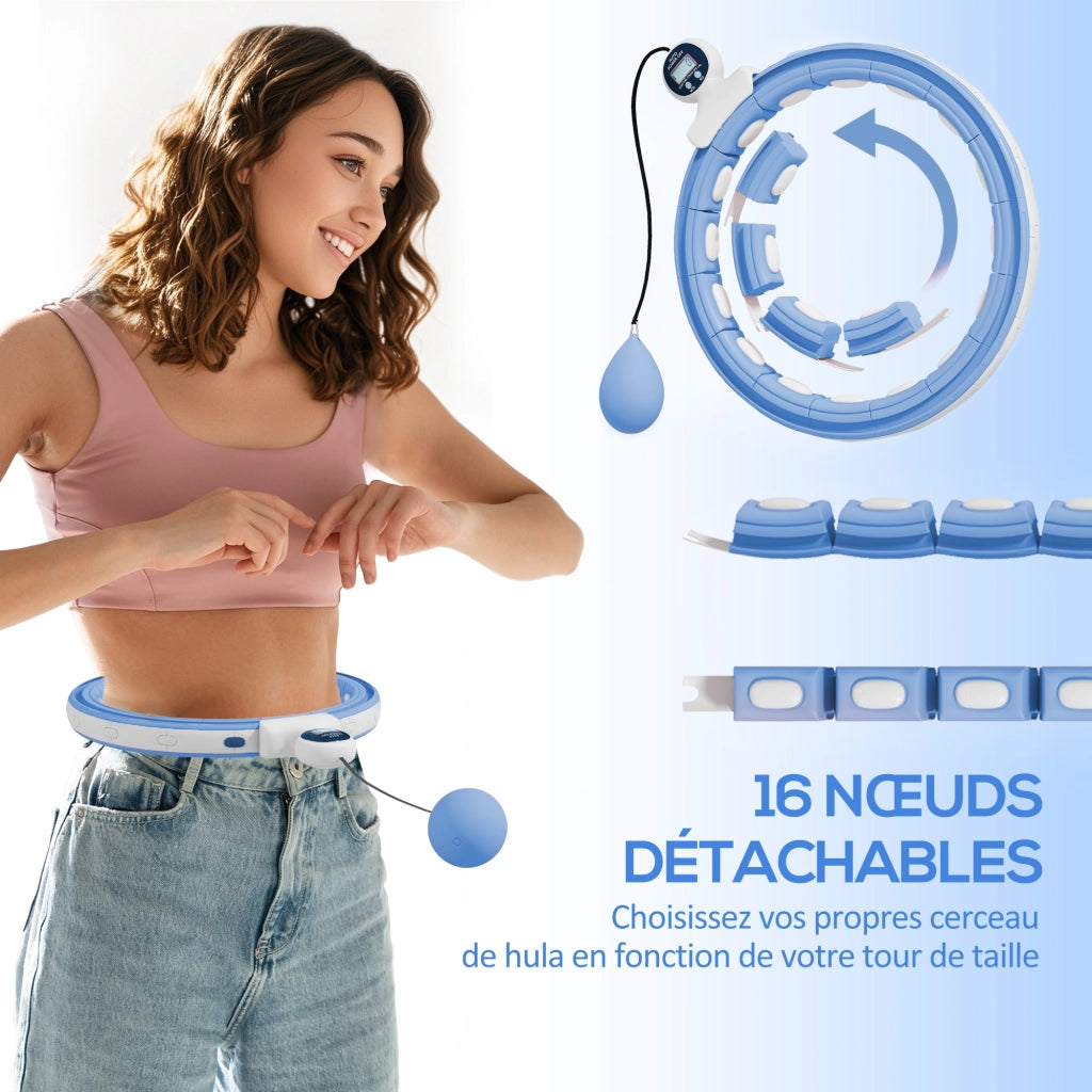 Hula Hoop Cerceau Massaggio ¨C Minimal ¨C blu chiaro