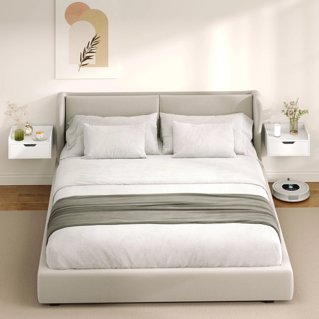 Comodino a muro ¨C Minimal ¨C 40x30x19,5 cm