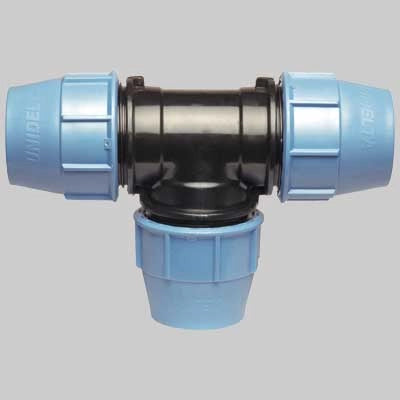 RACCORDO A TEE DOPPIO PLASTICA  110     UNIDELTA