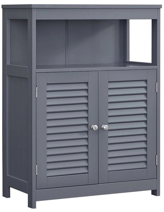 Cassettiere da bagno - Cassettiera da lavabo - Cassettiera da parete - Cassettiera da pavimento - Cassettiera da ripostiglio - Cassettiera angolare da bagno - MDF - Grigio - 30 x 60 x 80 cm (D x L x A)