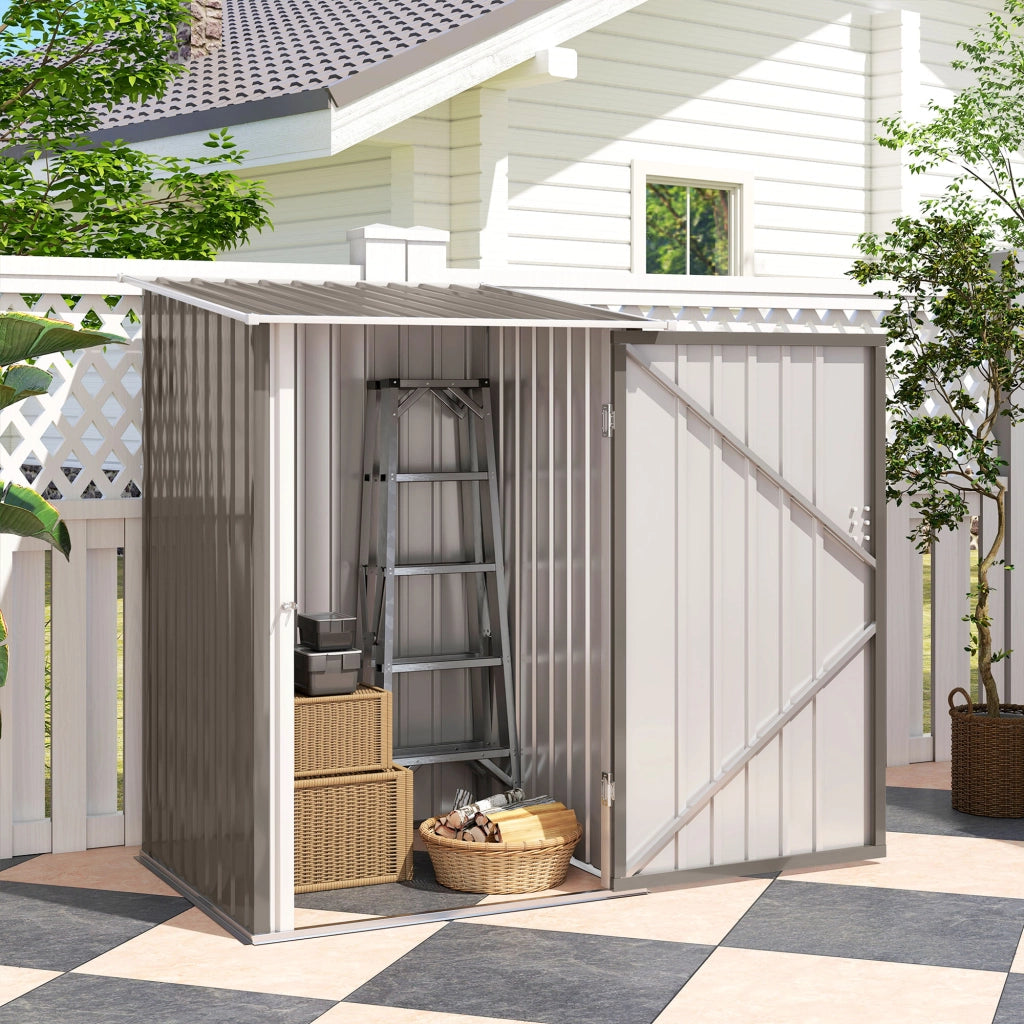 Casetta da Giardino ¨C Minimal ¨C Grigio 100x103x160 cm