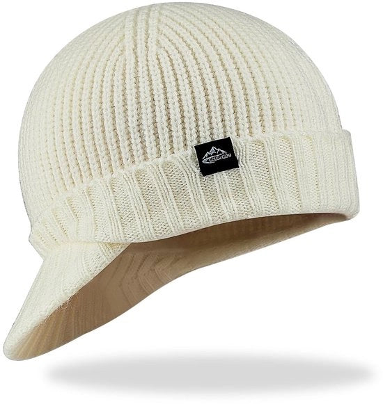 Cappello di lana termoisolante per uomo e donna, cappello morbido e soffice con cinturino, cappello invernale semplice e moderno per uso quotidiano