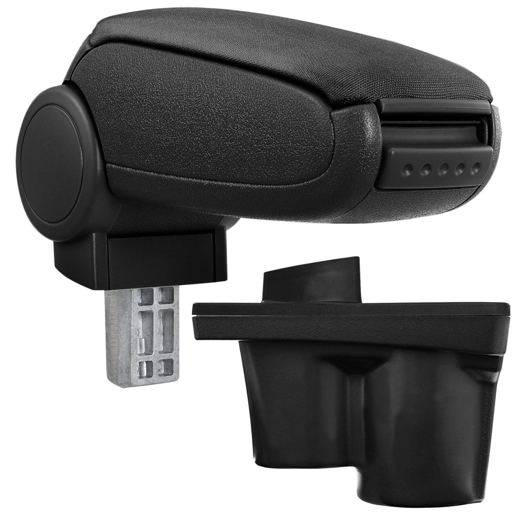 Bracciolo centrale per Opel Adam con scomparto imbottito in tessuto nero 03_0000543