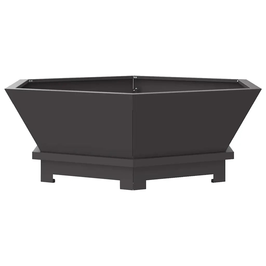 Focolare Nero 75 x 75 x 28 cm Acciaio 858996