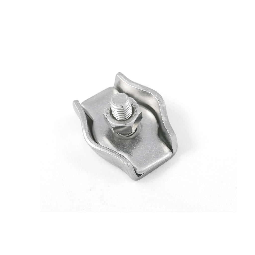 Morsetto Simplex per funi Ã˜ 5 mm. in acciaio Inox A4 - AISI 316 - 4 pz.