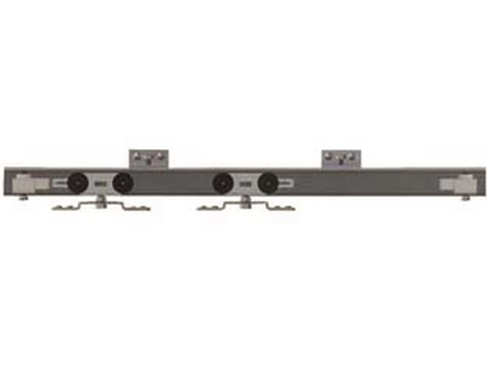 1pz kit porte scorrevoli binario alluminio cm155 porte cm71 90 portata cod:ferx.fer177771