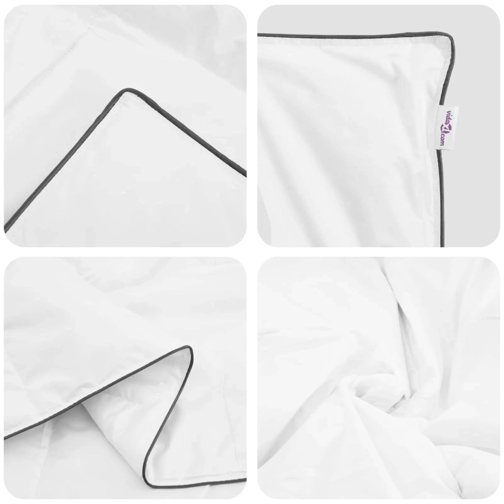 Duvet Invernale con cuscino 3 pcs Bianco Piuma d'anatra 3376893