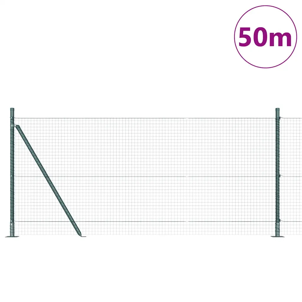 Palo della recinzione Verde 50 x 1 m (rete da 25 x 25 mm)