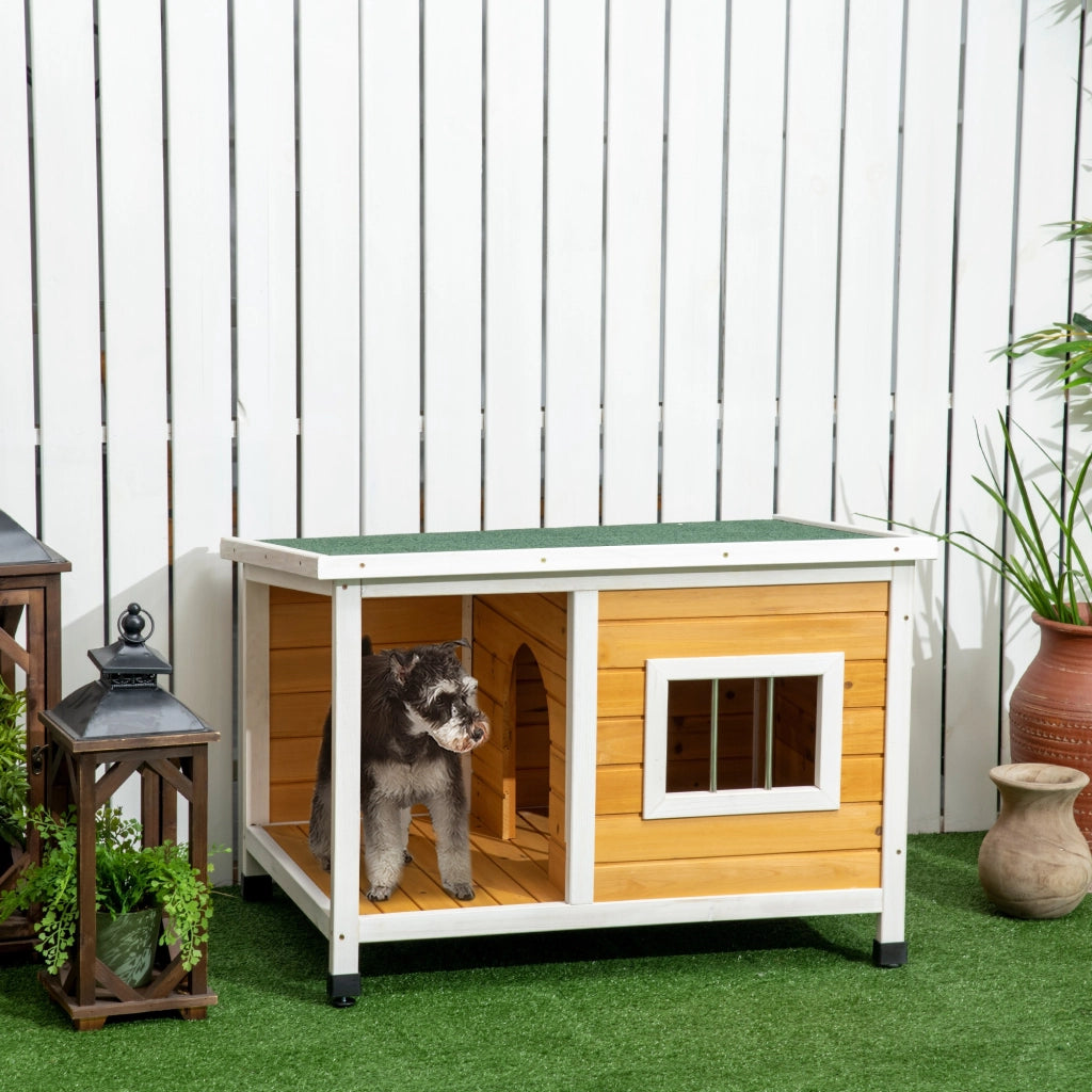 Cuccia per Cani da Esterno in Legno ¨C Minimal ¨C 85.5x62x60 cm