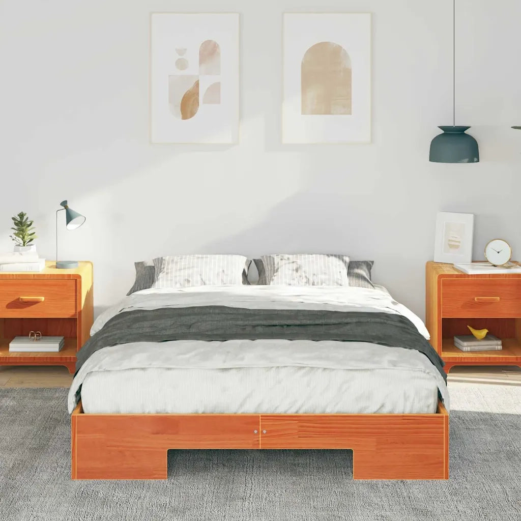 Struttura del letto-Giroletto Marrone 120 x 190 cm 962012