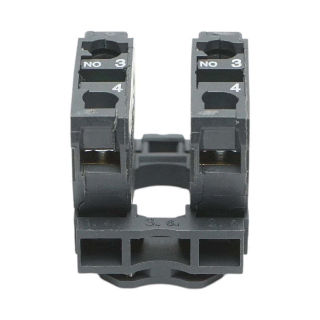 Elemento di blocco contatti ausiliari in plastica 2NO 240V/10A TB5 Breckner Germany
