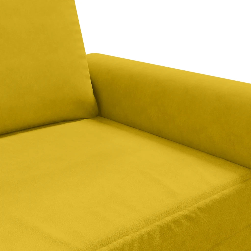 Poltrona Giallo 60 cm Velluto 359515