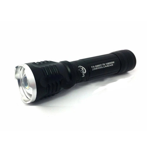 TORCIA LED LUCE BIANCA 108000 W RICARICABILE WATERPROOF SUPPORTO BICI ZOOM FAQ6