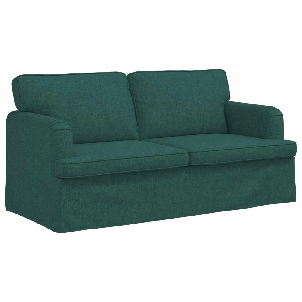 Set di divani 2 pcs Verde Scuro 162 x 80 x 85 cm Tessuto 3407563