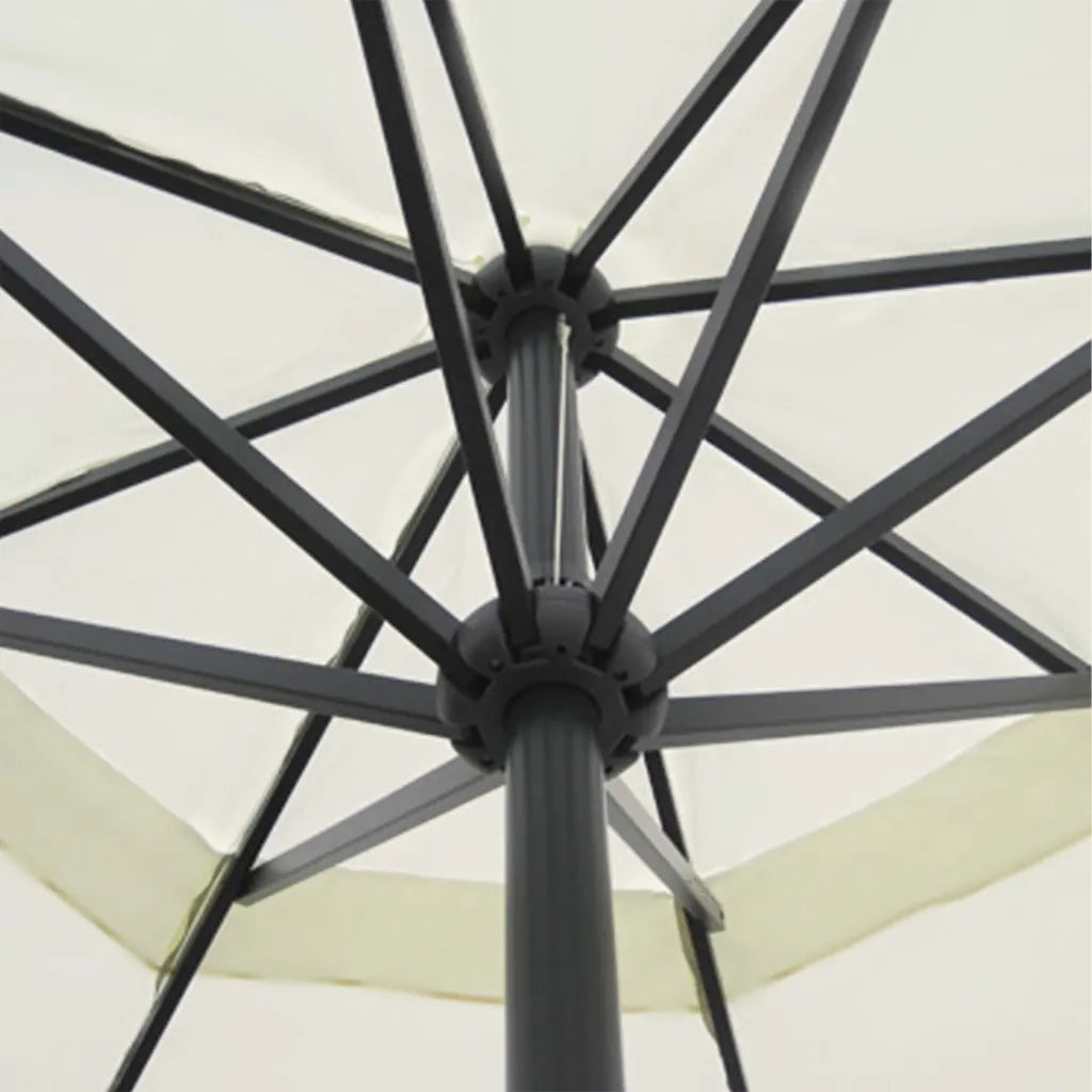Ombrello | Parasolne bianco in alluminio 500 cm