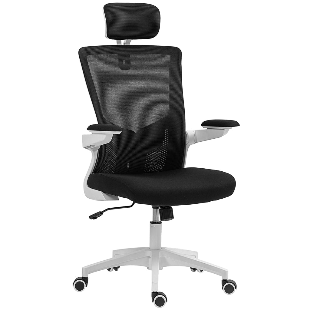 Sedia da ufficio ergonomica ¨C zephmum ¨C nero, 60x63x120cm